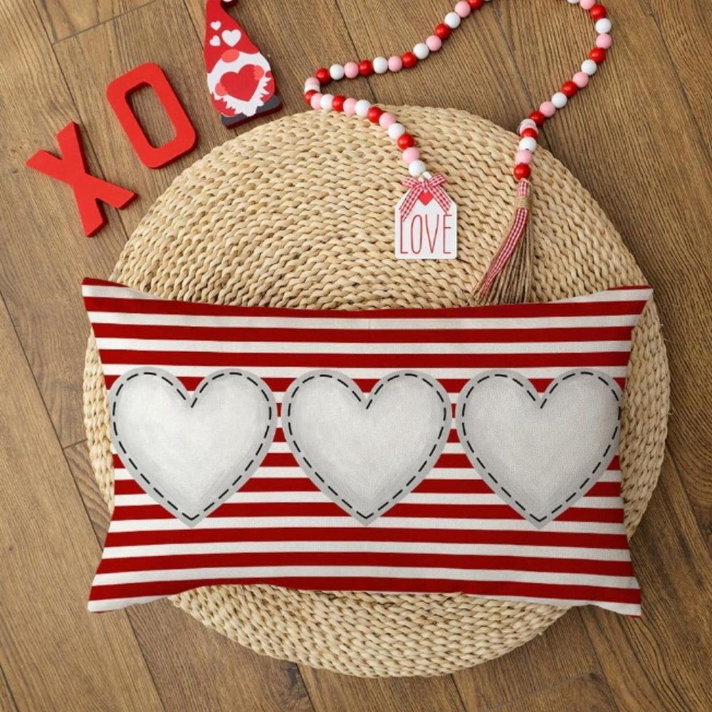 12X20 Inch Valentines Day Pillow Cover